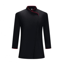 MISEMIYA - Women's Chef's Jacket - Women's Chef Uniform Women's Chef Jacket - Hospitality Uniform - 731, black