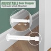 Door Stopper, White Door Stop, Wall Mounted Stainless Steel Door