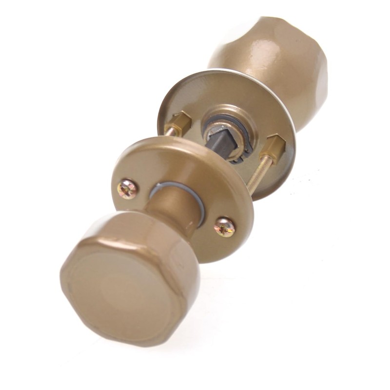Aqbau® Door Knob, Rotatable on Round Rosette Button Push Knob