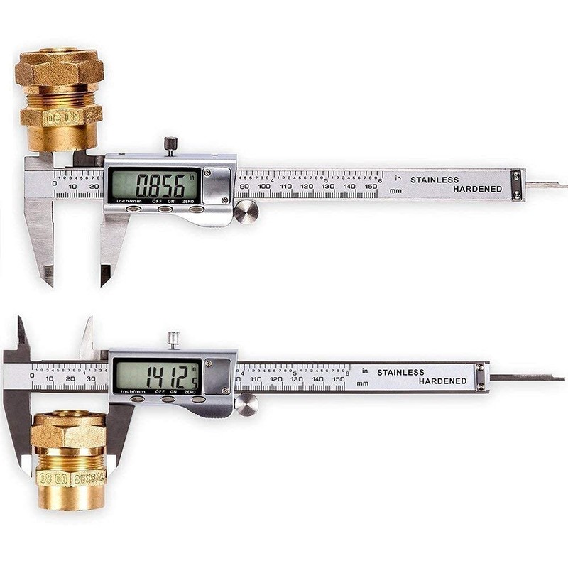 Digital Caliper, Caliper Measuring Tool with Stainless Steel, Electronic Micrometer