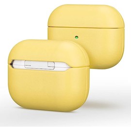 Haobobro [Nappa Series] AirPods Pro 1st Generation Case - AirPods Pro 1 Leather Case - AirPods Pro Leather Case Cover - AirPods Pro Leather Case - AirPods Pro Leather Case Protective Cover - Yellow