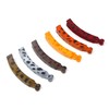 MANODHRUVA 6pcs Women's Tiger Print Banana Hair Clips, 10 cm,