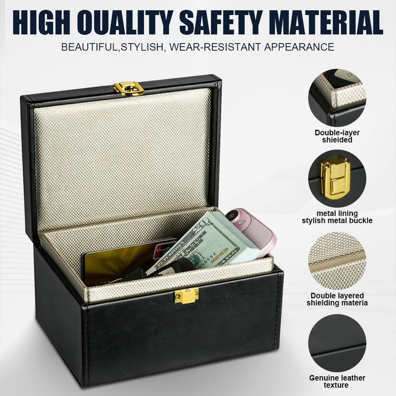 URAQT Keyless Go Protection Car Key Box, Faraday Box &