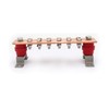 SCXCLY Wall Mounted Copper Ground Bar Kit, with 12 Terminal