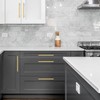 Ravinte 30 Pack Gold Cabinet Handles 7-1/2 Inch Brushed Brass