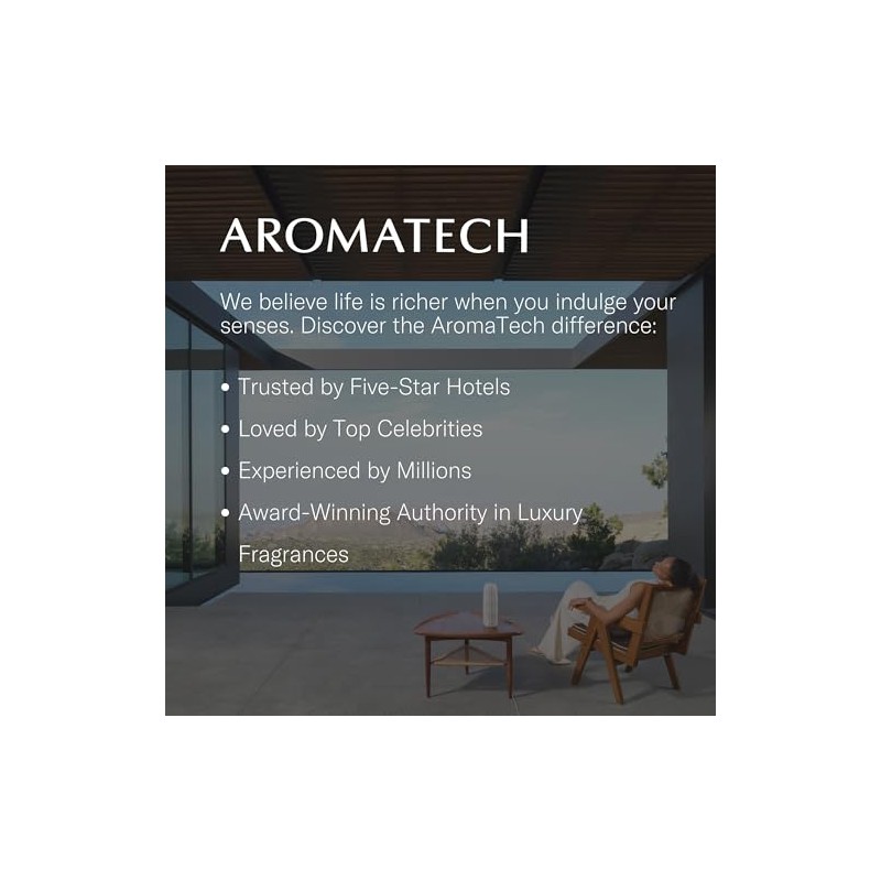 AromaTech Santal Escape - Aceite aromático para difusor de aromas,