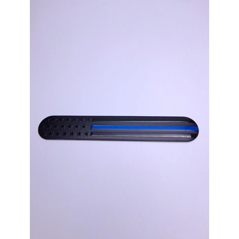 digiart International 1 THIN BLUE LINE AMERICAN TACTICAL FLAG ALUMINUM