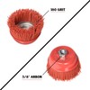 Al's Liner Abrasive 180 Grit Nylon Bristle Cup Brush -