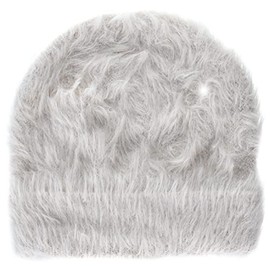 VELVET BY GRAHAM & SPENCER Women's Tasha Feather Yarn Beanie Hat, Blush, One Size