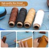 JUAYING Leather Sewing Kit, Upholstery Repair Kit Includes Wax Thread,