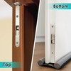Ceoighe 2 Pack 7 Inch Flush Bolt for Double Door,