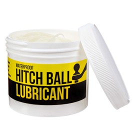 [1 Pack] 4oz Trailer Hitch Ball Lubricant - Grease to Reduce Friction and Wear on Tow Hitch Mount Balls, King Pins, etc. - Waterproof Lube Made in The USA