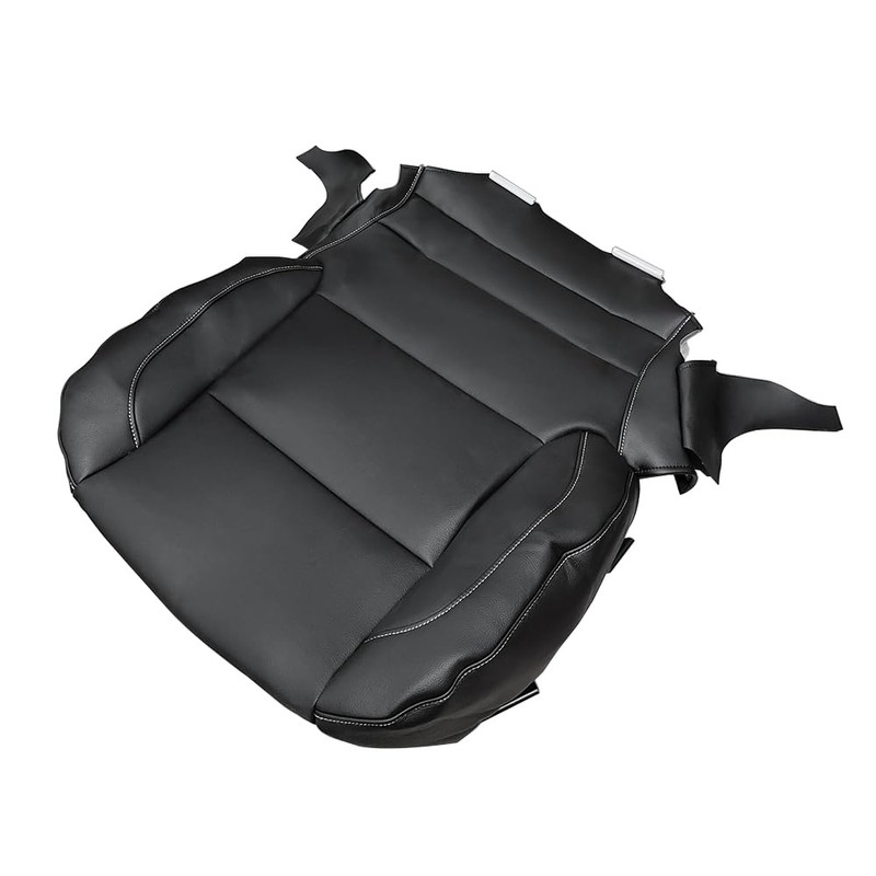 Mievlyo Driver or Passenger Side Bottom Replacement Non-Perforated Leather Seat