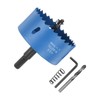 sourcing map Bi-Metal Hole Saw Kit 76mm (2-15/16") Hole Cutter