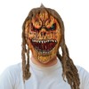 Hqroidd Scary Pumpkin Mask Adult (Pumpkin A)