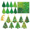 24Pcs Christmas Tree Crafts Kit,DIY Christmas Tree Decorations Set