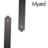 Myard 32-1/4 Inches Heavy Duty Flat Straight Iron Deck Balusters