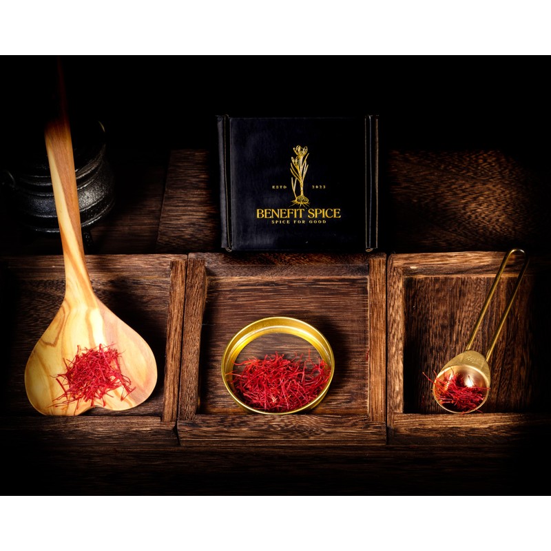 Negin Grade A Saffron from Afghanistan - 1 Gram Tin