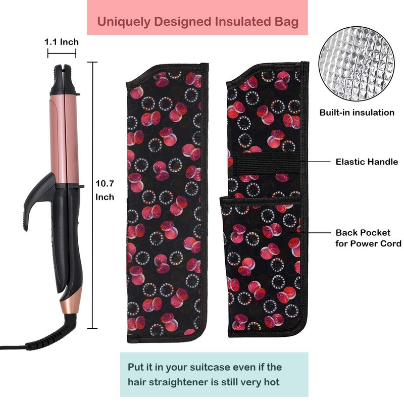 2 in 1 Hair Straightener and Curler, 1 Inch Ceramic