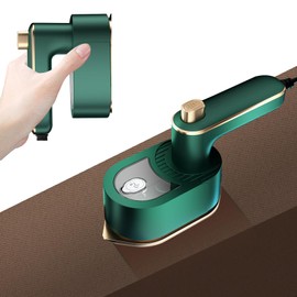 Travel Steamer Iron for Clothes Mini - Portable Ironing Machine Travel Small Size Portable Iorn Travel College Dorm Home Essentials Steamer for Clothes (green)