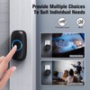 SECRUI Wireless Doorbell with 3Receivers 2 Push Buttons, Easy installation,