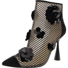 Betsey Johnson Women's Navey Ankle Boot, Black, 5.5