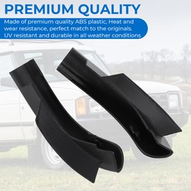 Front Roof Rain Drip Rail Finisher Left & Right Set For Land Rover Discovery 2 II AWR6712 DBC101680 AWR6711 AWR6711 DBC101690 OEM