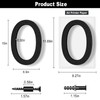 IVERRA 10 Inch Black House Numbers for Outside, Large Floating