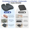 Cojín Ortopédico de Memory Foam para Silla, Alivio Eficaz del