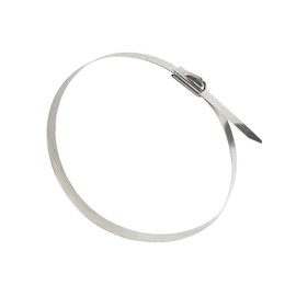 Good Connections® KAB-E30X79 Stainless Steel Cable Ties, 300 mm x 7.9 mm, Set of 20, UV-Resistant, Weather-Resistant, for Outdoor Use, -60 °C to +550 °C, Tensile Strength: up to 100 kg