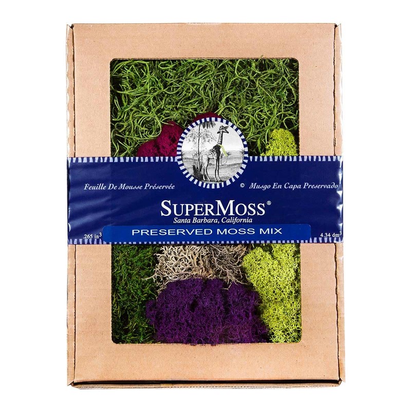 SuperMoss (23317) Moss Mix, Mixed, 120 Cubic"