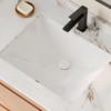 Stylish Bathroom Sink 20 3/4 x 15.5 Inch Ceramic Porcelain
