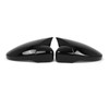 2pcs Side Mirror Cover Door Wing Mirror Cover Cap Replacement