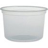 Solo MN16-0100 16 oz Translucent Polypro Plastic Deli Container (Case