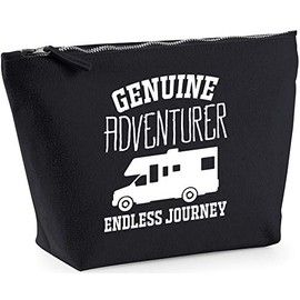 Hippowarehouse Genuine adventurer endless journey printed make up cosmetic wash bag 18x19x9cm