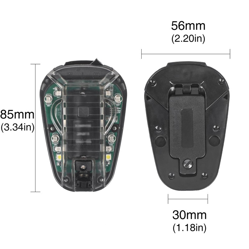 Tactical Helmet Signal Light Optional 4 Modes with Visible LED