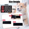 4 Pcs Service Dog Patches for Stop Vest Patch Embroidered