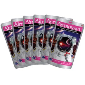 Astronaut Foods Freeze-Dried Whole Strawberries, 6 pack