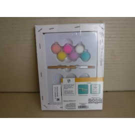 hello hobby DIY Kids Paint Your Own Unicorn Cupcake Kit 6×8 Canvas