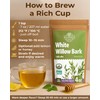 4 oz. White Willow Bark Tea Herbal (Salix Alba) -