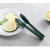 New Star Foodservice Straight Tongs, 6-Inch, Green
