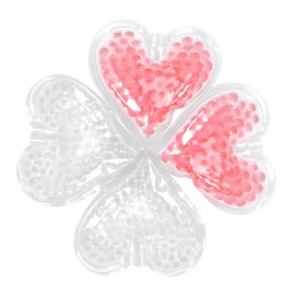 OATIPHO 4 Pcs Heart Gel Ice Packs Reusable Cold Compress for Nursing for Daily Use at Home Hospitals Sports Fields Easy to Store Carry