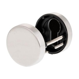 Blind Rosette | Round | V2a Stainless Steel Matt | 1 Pair