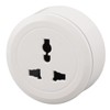 13A Power Track Socket Multifunctional White Round Surface Mounted Movable