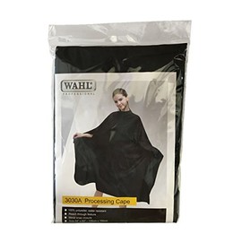 Wahl Chemical Resistant with Arm Holes Hair Cutting Cape, Black