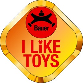 Bauer Spielwaren Heinrich Bauer_14241 Blickfänger Glitter Lashy Katze Plüschtier: Kuscheltier mit Glitzer-Katzen-Augen, ideal auch als Smartphone-Halter, 15 cm, lila -14241