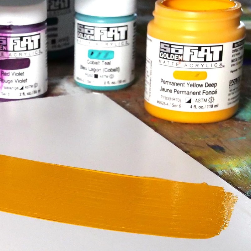 Golden : SoFlat : Matte Acrylic Paint : 118ml :