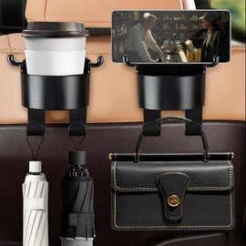 Car rear seat headrest cup holder mount / 차량용 뒷좌석 헤드레스트 컵홀더 거치대