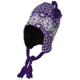 Woolrich Women's Lamb's wool/Angora Blend Peruvian Hat (MulBerry)