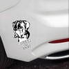 Boxer On Board Reflective Sticker, Waterproof Dog Sticker for Car,
